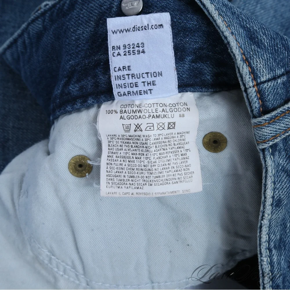 VINTAGE FADED DIESEL JEANS SZ 29 - Picture 9 of 9